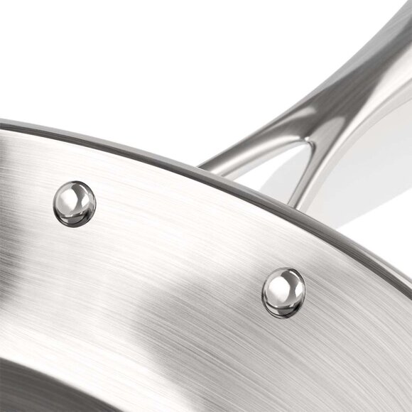 SOGA 34cm Stainless Steel Fry Pan - Picture 14 of 15